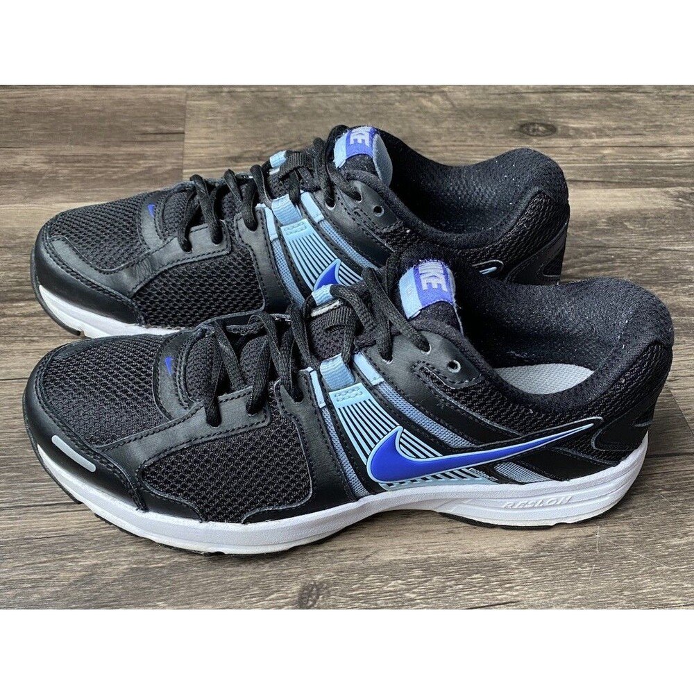 Nike Dart 10 Black Blue Women's Running Shoes Size 8 Sneakers 580428-001 - Picture 2 of 9